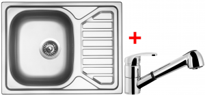 nerezové sety velké sinks Sinks OKIO 650 V+LEGENDA S