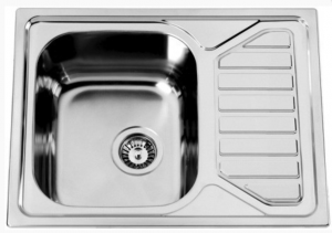 nerezové dřezy velké sinks Sinks OKIO 650 V 0,6mm leštěný