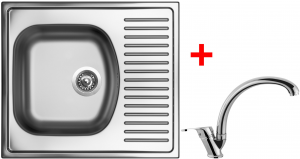 nerezové sety malé sinks Sinks SHORT 580 V+EVERA