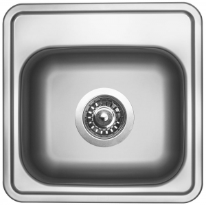 nerezové dřezy sinks Sinks BAR 380 V 0,6mm matný (s přepadem)