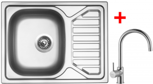 nerezové sety velké sinks Sinks OKIO 650 V+VITALIA