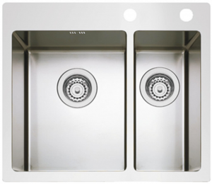 nerezové dřezy velké sinks Sinks BOXER 585.1 RO 1,2mm