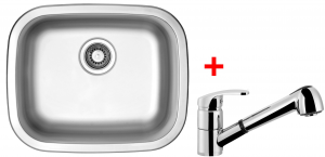 nerezové sety malé sinks Sinks NEPTUN 526 V+LEGENDA S