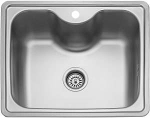 nerezové dřezy malé sinks Sinks BIGGER 600 V 0,8mm matný