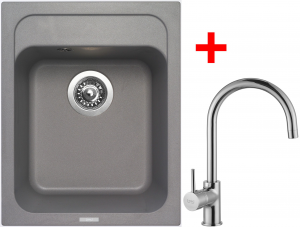 granitové sety sinks Sinks CLASSIC 400 Titanium+VITALIA