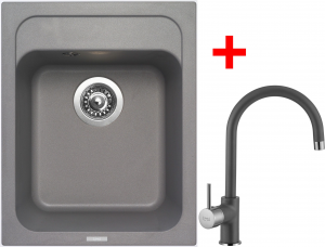 granitové sety sinks Sinks CLASSIC 400 Titanium+VITALIA GR