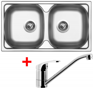 nerezové sety velké sinks Sinks OKIO 780 DUO V+PRONTO