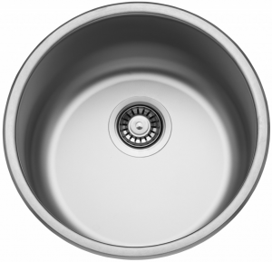 nerezové dřezy malé sinks Sinks ROUND 450 V 0,6mm matný