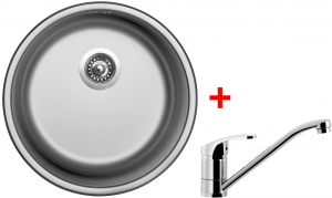 nerezové sety malé sinks Sinks ROUND 450 V+PRONTO
