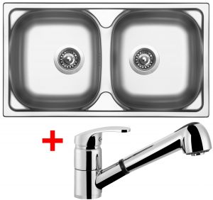 nerezové sety velké sinks Sinks OKIO 780 DUO V+LEGENDA S