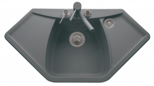 granitové dřezy sinks Sinks NAIKY 980 Titanium