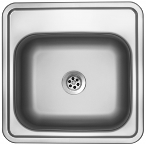 nerezové dřezy sinks Sinks BAR 380 M 0,6mm matný (s přepadem)