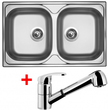 nerezové sety velké sinks Sinks CLASSIC 800 DUO V+LEGENDA S
