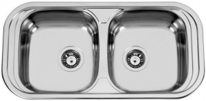 nerezové dřezy velké sinks Sinks SEVILLA 860 DUO V 0,6mm leštěný
