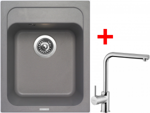 granitové sety sinks Sinks CLASSIC 400 Titanium+ELKA