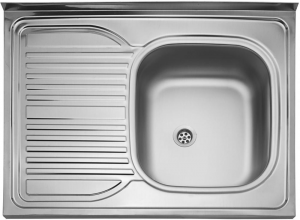 nerezové dřezy sinks Sinks CLP-D 800 M 0,5mm pravý matný