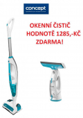 VP4200 Wet and Dry bezkabelový vysavač 3 v 1 PERFECT CLEAN+CW1000 Okenní vysavač 3 v 1 Perfect Clean