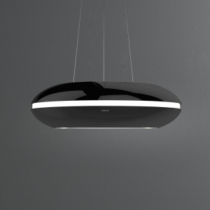 digestoř falmec LOOP ostrův.74 cm černá 600m3/h