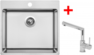 nerezové sety malé sinks Sinks BLOCKER 550+MIX 350 P