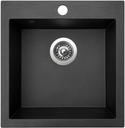 granitové dřezy sinks Sinks VIVA 455 Metalblack
