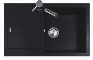 granitové dřezy sinks Sinks AMANDA 780 Metalblack