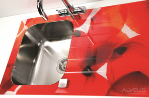 nerezové dřezy se sklem alveus Glassix 10 - X Custom Satin