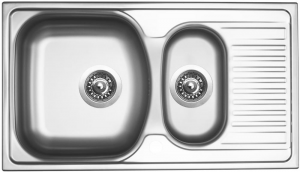 nerezové dřezy sinks Sinks TWIN 780.1 V 0,6mm matný