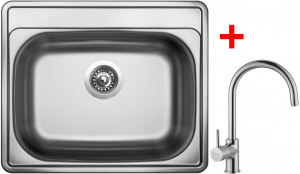 nerezové sety malé sinks Sinks COMFORT 600 V+VITALIA