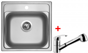 nerezové sety malé sinks Sinks MANAUS 480 V+LEGENDA S