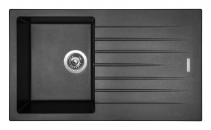 granitové dřezy sinks Sinks PERFECTO 860 Metalblack