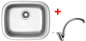 nerezové sety malé sinks Sinks NEPTUN 526 V+EVERA