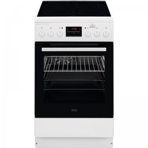 sklokeramický sporák aeg CCB56481BW